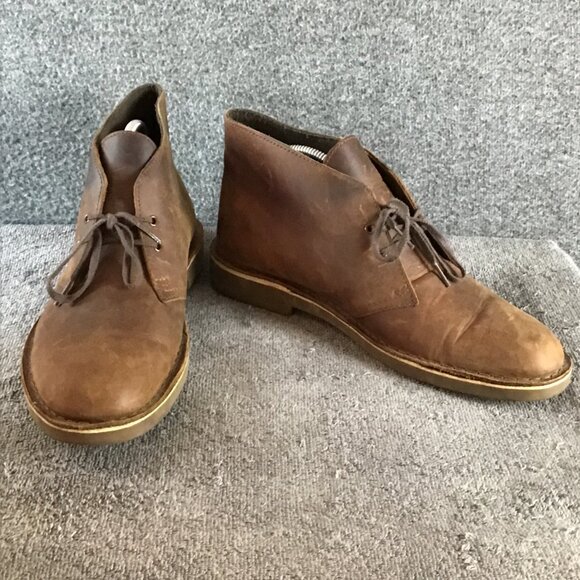 Clarks Beeswax Mens Desert Boots Sz 10M Brown EUC - Picture 7 of 8